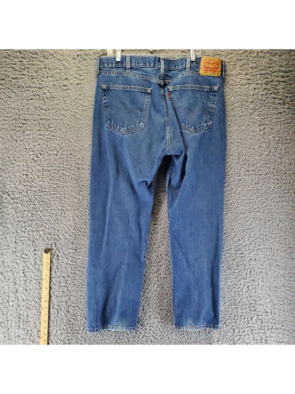 Levis Jeans Mens 40x30 Blue 505 Straight Fit Denim Classic *Read*